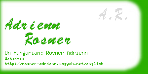 adrienn rosner business card